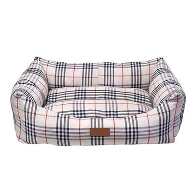 سرير Canine Go Danish Tartan بني 110 سم