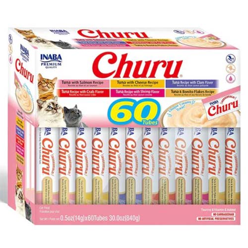 Churu Cat Tuna Puree Variety Pack 60 x 14g