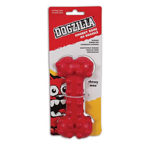 Dogzilla Knobby Bone Dog Toy