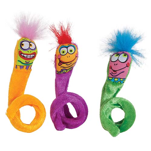 FAT CAT Classic Springy Worms 2pk