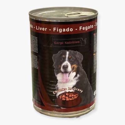 EXP24MAY26 Garpi Nutrition Dog Liver Chunks in Gravy 400g