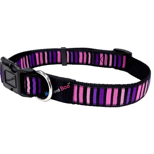 Hem & Boo Pink Dog Collar