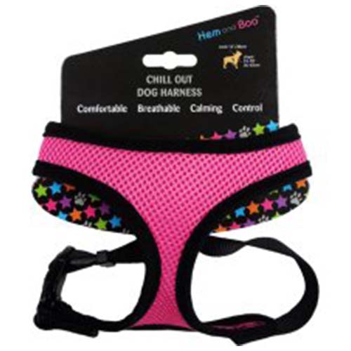 Hem & Boo Soft Mesh Dog Harness Pink