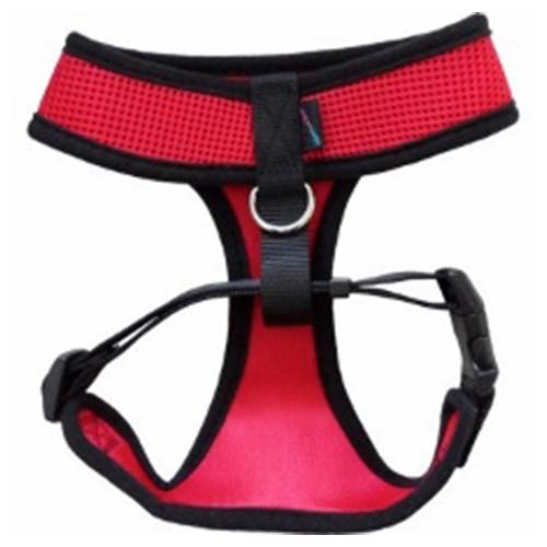 Hem & Boo Soft Mesh Dog Harness Red