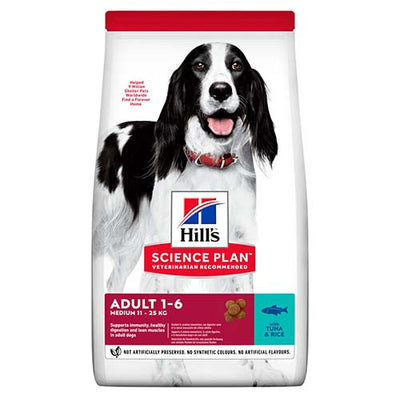 Hill's Science Plan Medium Adult Dog Food with Tuna & Rice 12kg