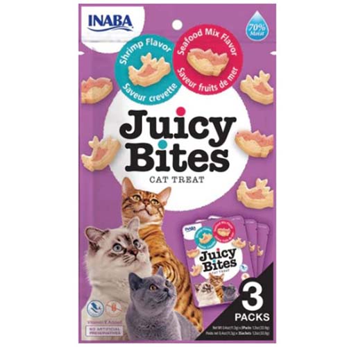 Juicy Bites Shrimp & Seafood Treats 3 x 11g