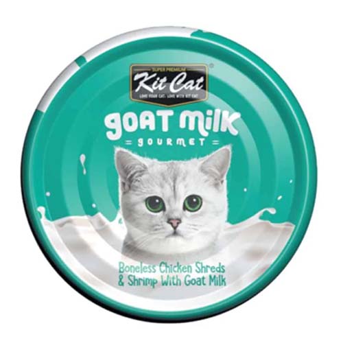 Kit Cat Chicken & Shrimp with Goat Milk 70g