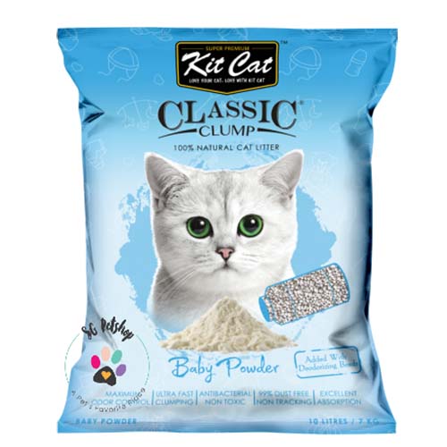 Kit Cat Clumping Cat Litter Baby Powder