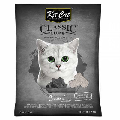 Kit Cat Classic Clump Charcoal 10L