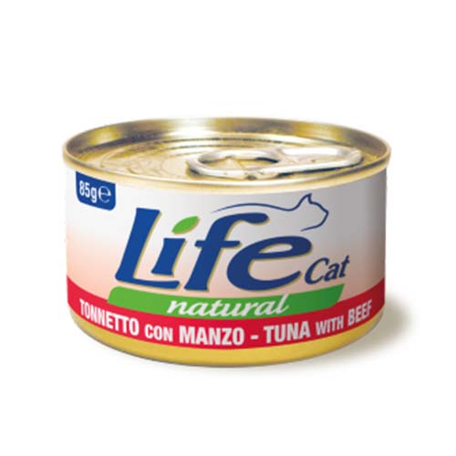 Life Cat Tuna & Beef 85g