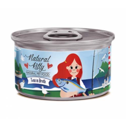 Natural Kitty Tuna in Broth 80g