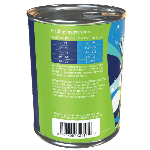 سوليد غولد أكل رطب للكلاب دجاج وسالمون وخضار 374 غرام