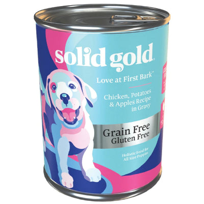 Solid Gold Puppy Love At First Bark Chicken, Potatoes & Apples in Gravy 374g