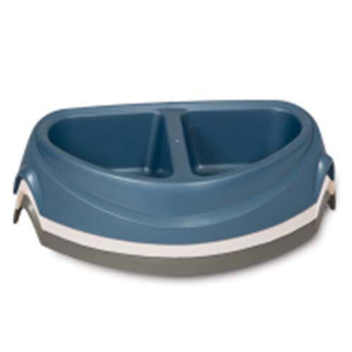 وعاء مزدوج ثقيل من Petmate 2.5 كوب / 600 مل