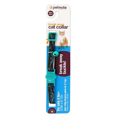 Petmate Colourful Breakaway Cat Collar 20-30cm (1cm)