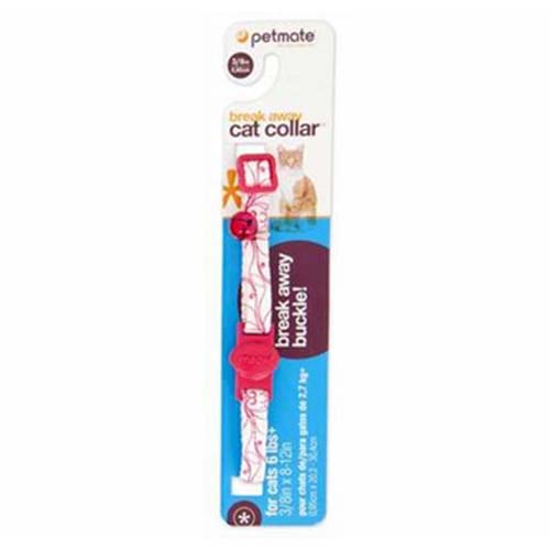 طوق قطط ملون من Petmate مقاس 20-30 سم (1 سم)