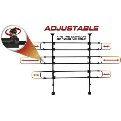 Petmate Precision Universal 6-Bar Vehicle Pet Barrier