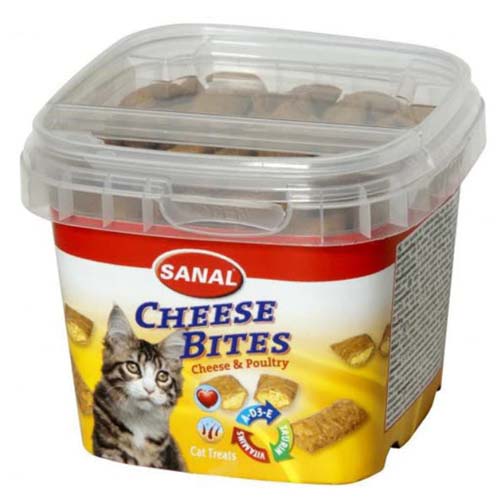 Sanal Cat Cheese Bites with Chicken 75g