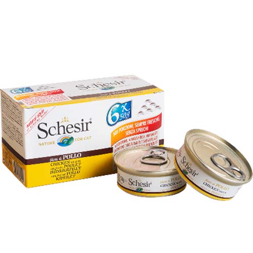 شايزر أكل رطب للقطط دجاج 6*50 غرام