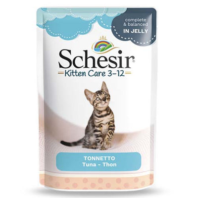 Schesir Kitten Care Tuna in Jelly Pouch 85g