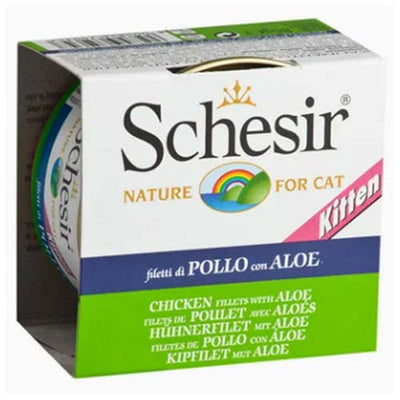 Schesir Kitten Chicken & Aloe 85g Tin