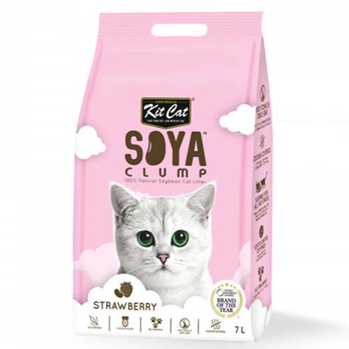 Strawberry Soya Clump Cat Litter 7Ltr