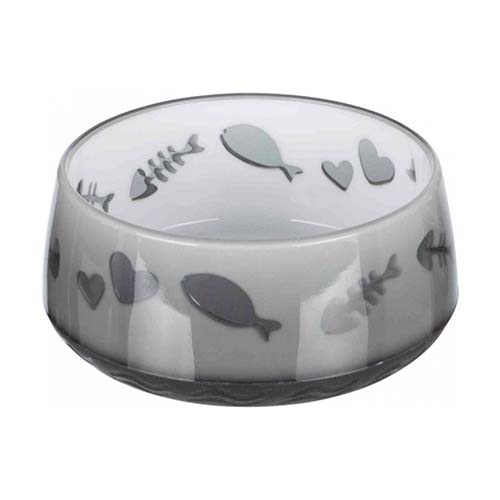 وعاء بلاستيكي ثقيل للقطط من تريكسي، سعة 0.3 لتر