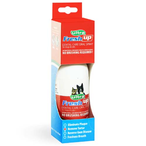EXP 31MAY25 Ultra Fresh Up Dental Care Spray for Cats and Dogs 110ml