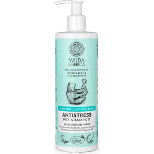 EXP 30DEC23 Wilda Siberica Anti Stress Pet Shampoo 400ml