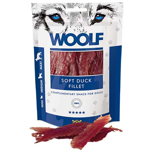 Woolf Soft Duck Fillet Treats 100g