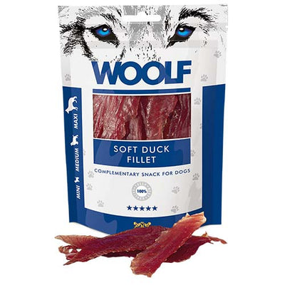 Woolf Soft Duck Fillet Treats 100g
