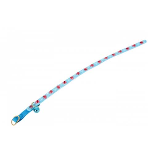 Zolux Butterfly Blue Cat Collar with Bell