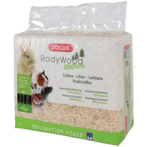 Zolux RodyWood Pine Shavings 35 Ltr