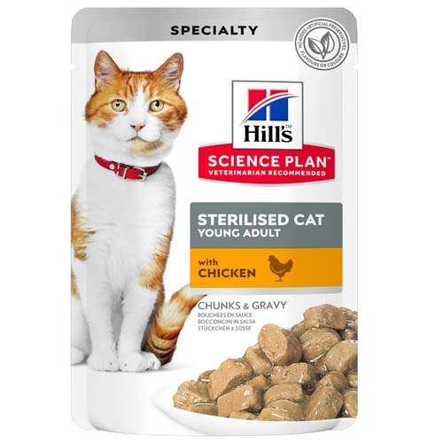 Hill's Science Plan Sterilized Cat Chicken in Gravy
