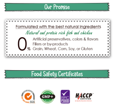 دجاج وجزر طبيعي في مرق للقطط 80 جرام