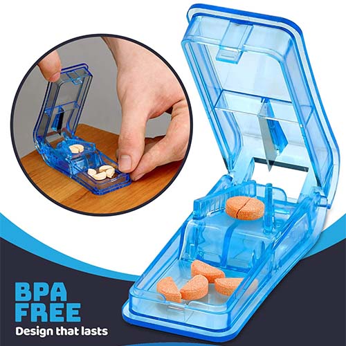 3-in-1 Pill Storage, Cutter & Crusher