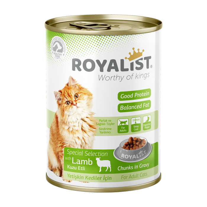 Royalist Cat Lamb Chunks in Gravy 400g