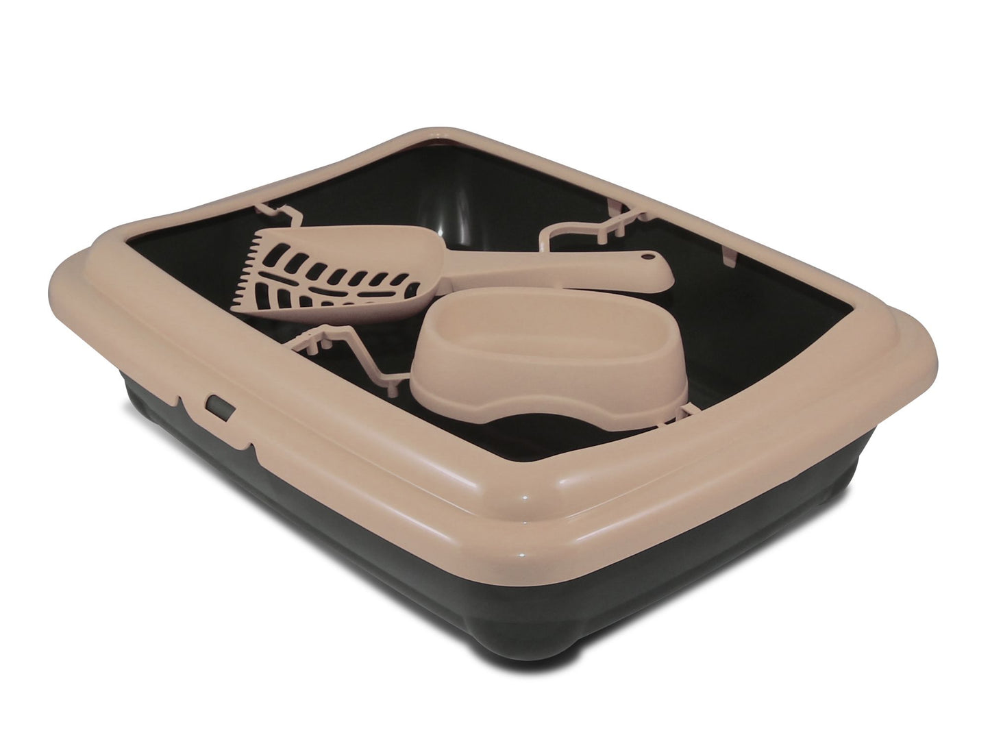 MPS Litter Tray with Rim 46x36x12cm