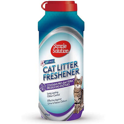 Simple Solution Cat Litter Freshener Granules Spring Breeze 600g