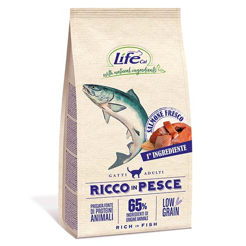 Life Cat Adult Dry Food Salmon & Tuna 1.5kg
