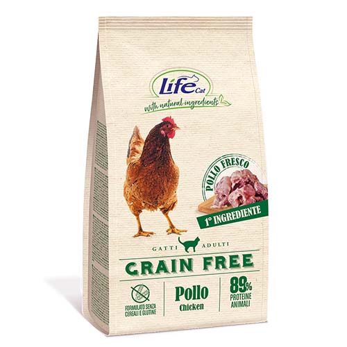 Life Cat Adult Dry Food Chicken and Potatoes 400g