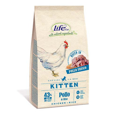 Life Kitten Dry Food Chicken & Rice 1.5kg