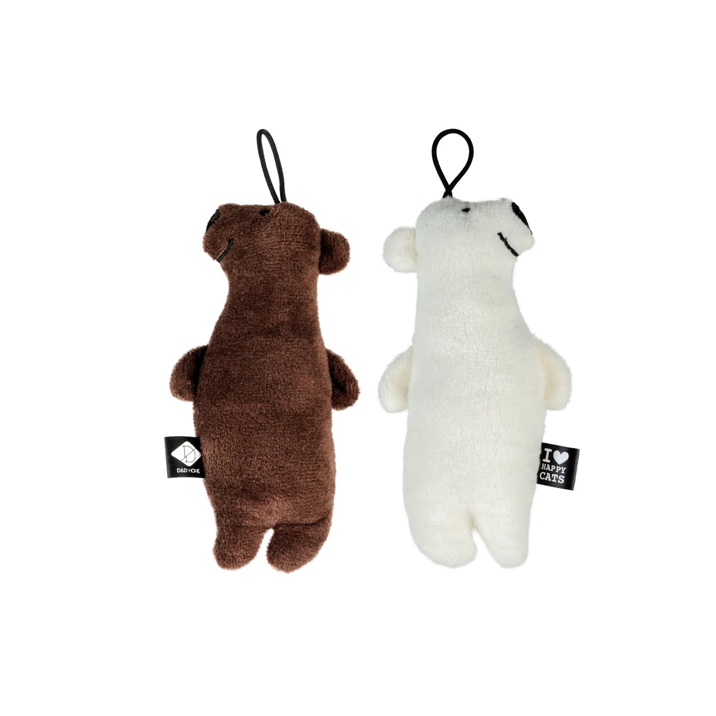 I Love Happy Cats Barry Bear Kicking Cushion Cat Toy