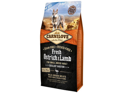 Carnilove Small Breed Dog Ostrich and Lamb 6kg