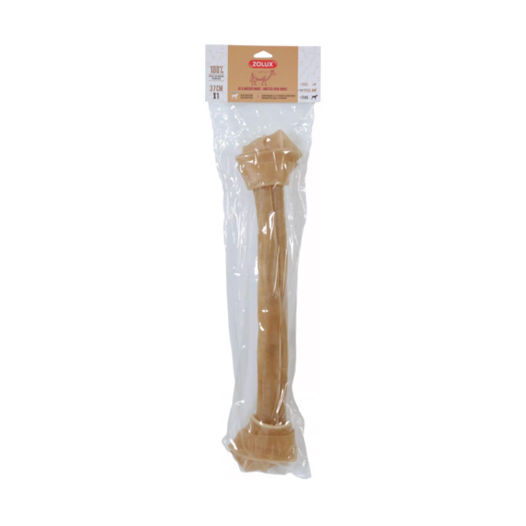 Zolux Knotted Rawhide Bones Treat Pack of 1 (37cm)