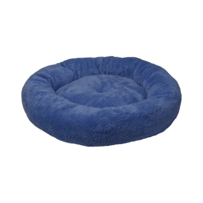 Feline Go Plush Round Bed Blue 52cm