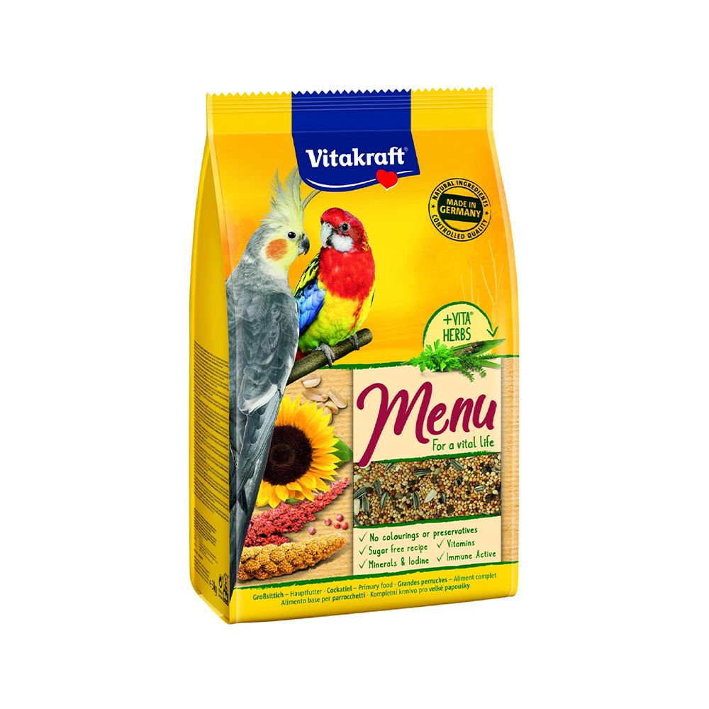 Vitakraft Menu For Parrot Food 1Kg