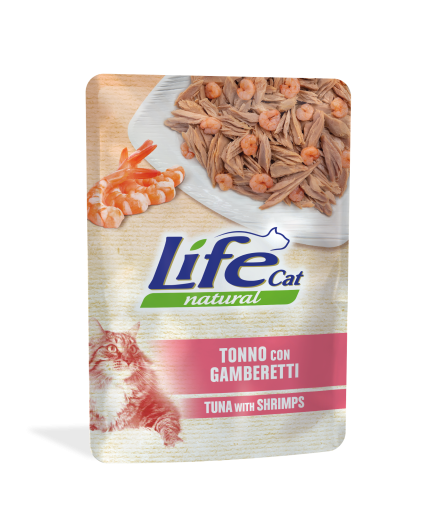 Life Cat Tuna & Shrimps 70g Pouch