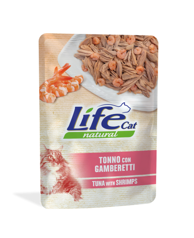 Life Cat Tuna & Shrimps 70g Pouch