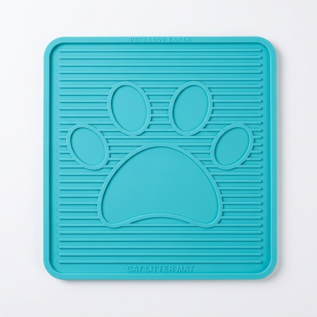 Pets.Love.Earth Silicone Cat Litter Mat 51x42cm